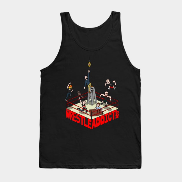 The Wrestle Addict Cartoon Tee Tank Top by thewrestleaddict